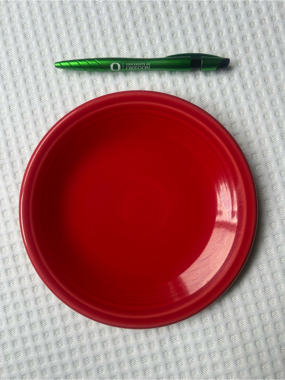 Fiesta Ware Salad Scarlet Red Plate